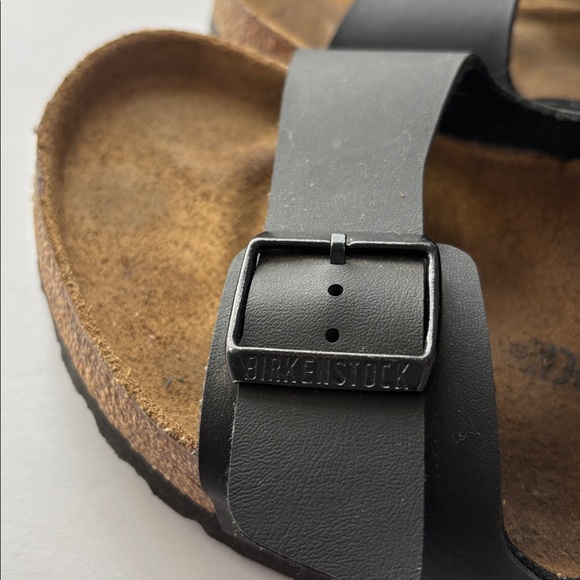 Birkenstock Arizona Leather Soft Footbed Black Sandals US Men\'s 12 / EU 45 main image 4